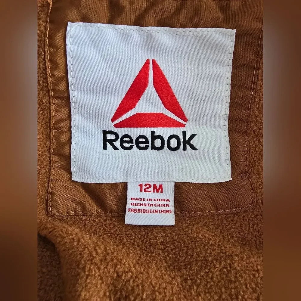 Reebok Toddler Puffer Jacket Size 12M